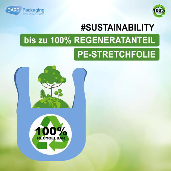 Stretchfolie mit Rezyklatanteil